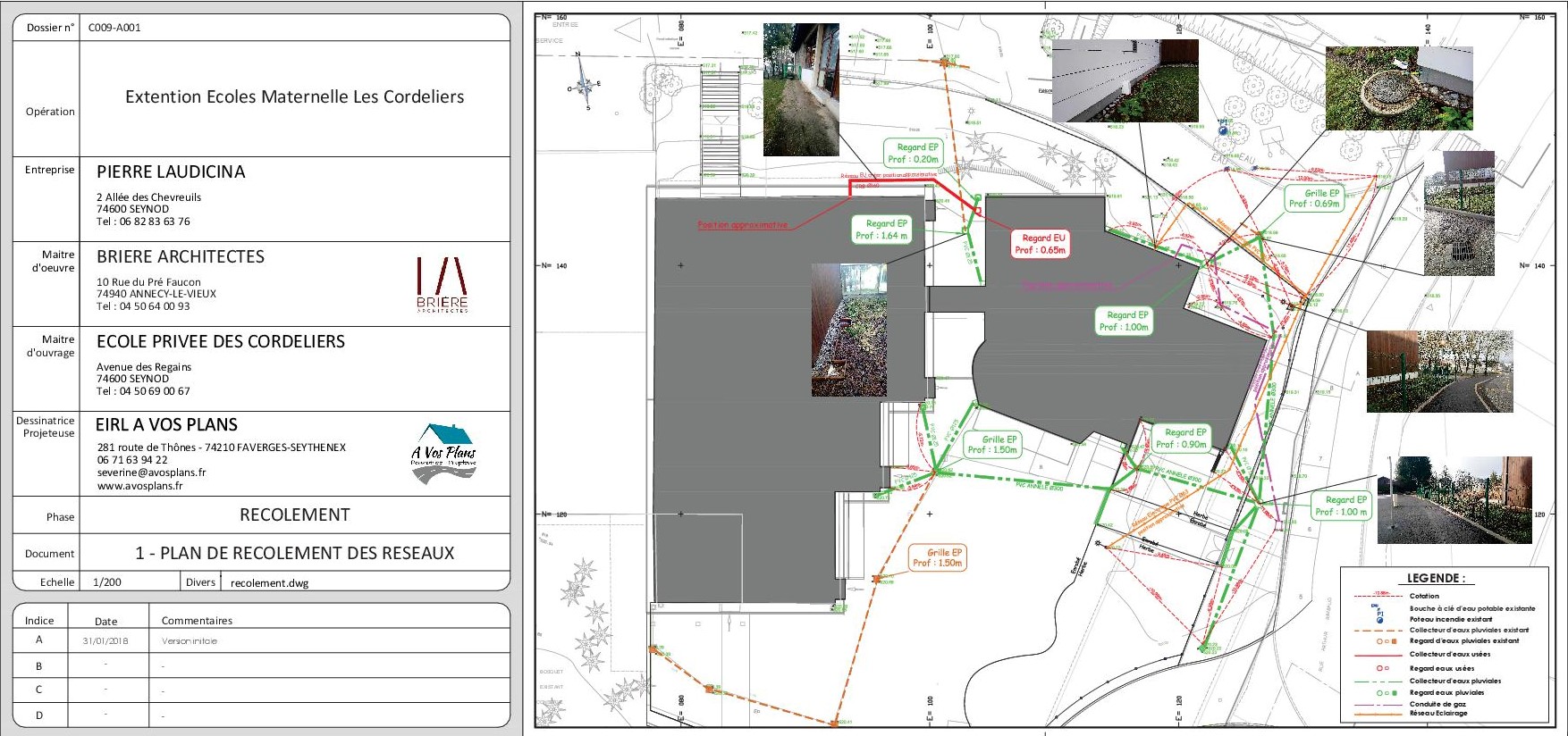 Plan de recolement