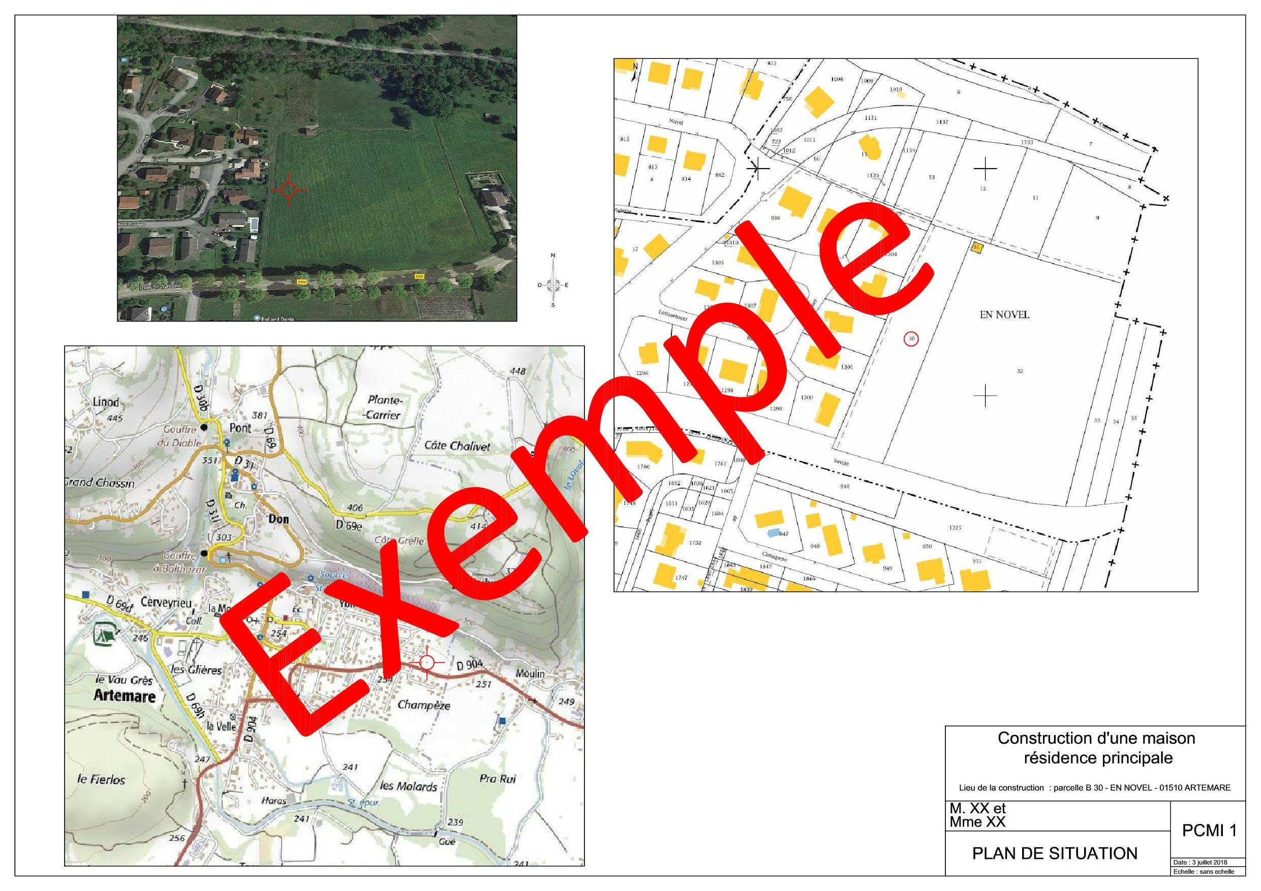 1 Plan de situation (pcmi1 obligatoire)