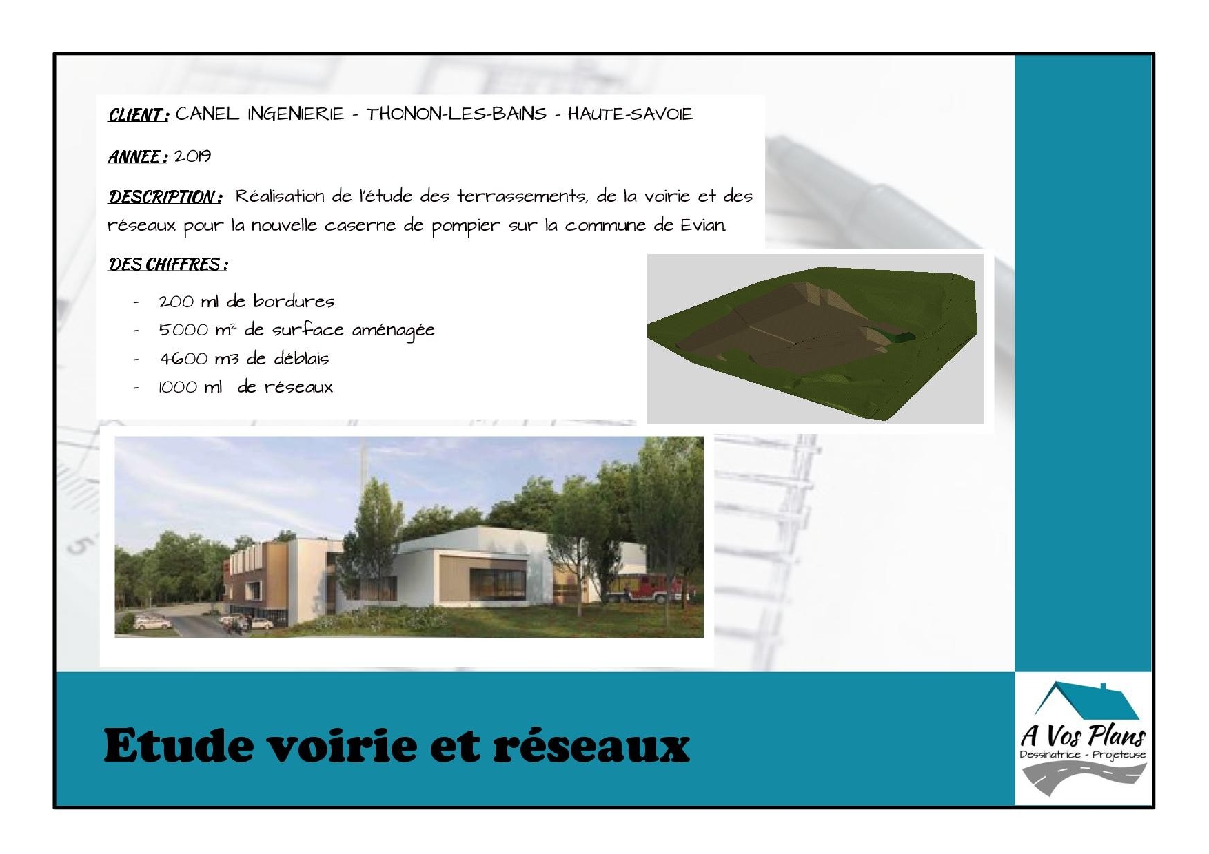 Ref 2019 CANEL INGENIERIE ETUDE VRD SDIS EVIAN