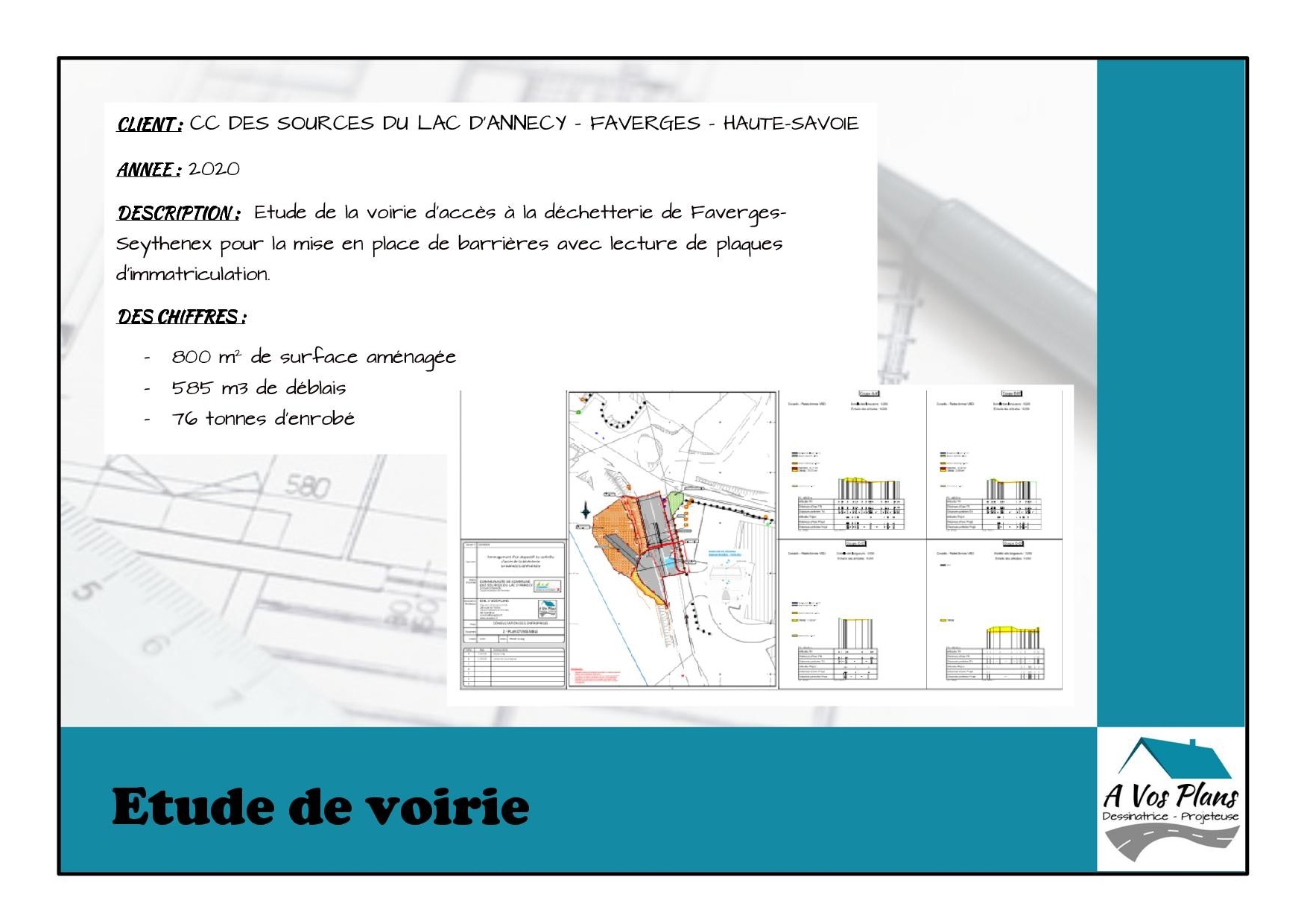 Ref 2020 CCSLA ETUDE VRD DECHETERIE FAVERGES