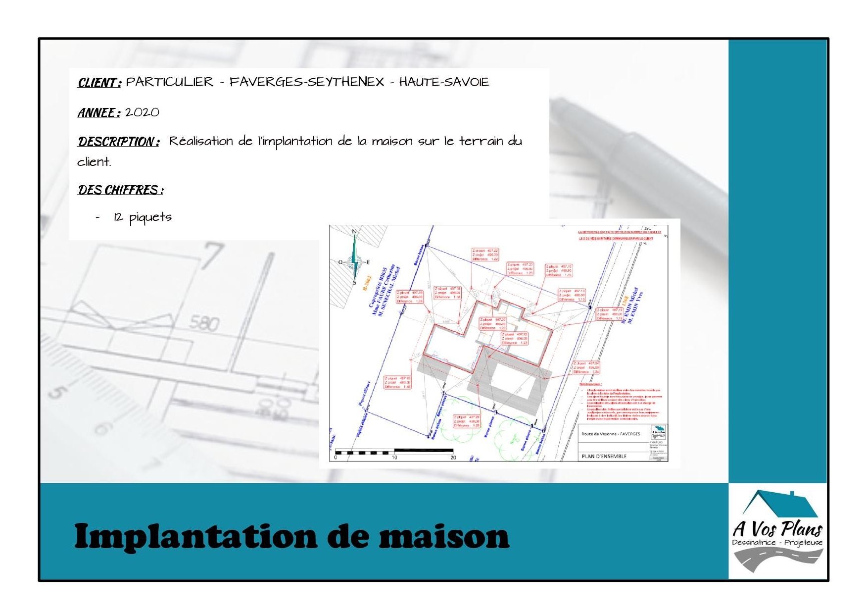 Ref 2020 PARTICULIER IMPLANTATION DE MAISON